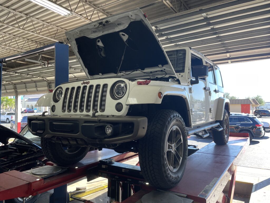 White Jeep Automotive Service Repair Fort Myers